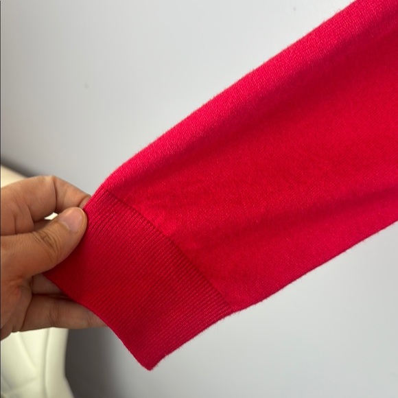 Red Coral Chic Super Soft Red Turtleneck Neck Sweater Size Large/XLarge - Picture 5 of 9